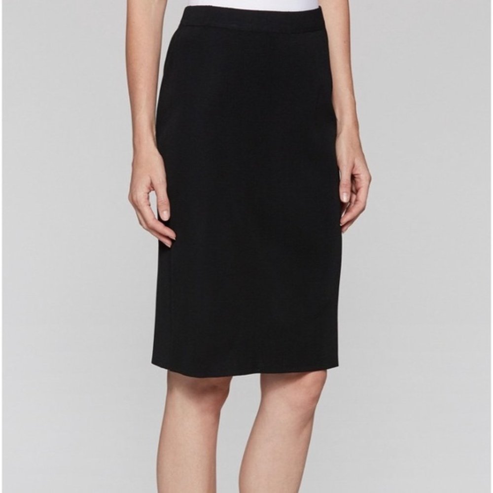 NWOT Ming Wang Below The Knee Straight Knit Skirt size SP